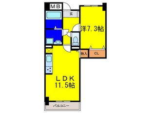 La vie calmeの物件間取画像